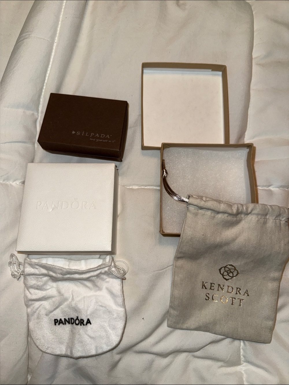 Kendra Scott Jewelry Pouch/ Pandora box & pouch/ silpada box